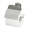 Tiger Colar Toilet Paper Holder with Cover - Polished Stainless Steel Large Image