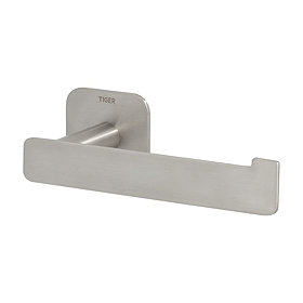 Tiger Colar Toilet Roll Holder - Brushed Stainless Steel Large Image