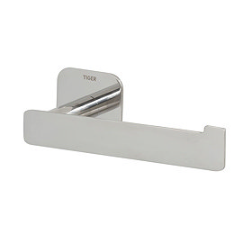 Tiger Colar Toilet Roll Holder - Polished Stainless Steel Large Image