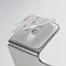 Tiger Colar Toilet Roll Holder with Shelf - Brushed Stainless Steel  Standard Large Image