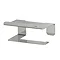 Tiger Colar Toilet Roll Holder with Shelf - Polished Stainless Steel In Bathroom Large Image