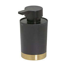 Tiger Tune Freestanding Soap Dispenser - Brushed Brass/Black Medium Image