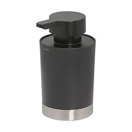 Tiger Tune Freestanding Soap Dispenser - Brushed Stainless Steel/Black Medium Image