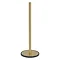 Tiger Tune Freestanding Spare Toilet Roll Holder - Brushed Brass/Black  Profile Large Image