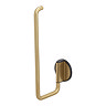 Tiger Tune Spare Toilet Roll Holder - Brushed Brass/Black  Standard Large Image