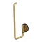 Tiger Tune Spare Toilet Roll Holder - Brushed Brass/Black Standard Large Image