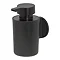 Tiger Tune Swivel Soap Dispenser - Brushed Black Metal/Black Large Image