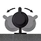 Tiger Tune Swivel Soap Dispenser - Brushed Stainless Steel/Black Standard Large Image