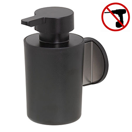 Tiger Tune Swivel Soap Dispenser - Brushed Stainless Steel/Black Medium Image