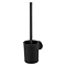 Tiger Tune Swivel Toilet Brush & Holder - Brushed Black Metal/Black Large Image