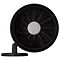 Tiger Tune Swivel Toilet Brush & Holder - Brushed Stainless Steel/Black In Bathroom Large Image