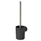 Tiger Tune Swivel Toilet Brush & Holder - Brushed Stainless Steel/Black Large Image