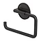Tiger Tune Toilet Roll Holder - Brushed Black Metal/Black Standard Large Image
