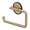 Tiger Tune Toilet Roll Holder - Brushed Brass/Black  Standard Large Image