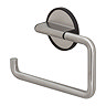 Tiger Tune Toilet Roll Holder - Brushed Stainless Steel/Black  Standard Large Image