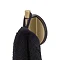 Tiger Tune Towel Hook - Brushed Brass/Black Standard Large Image
