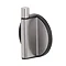 Tiger Tune Towel Hook - Brushed Stainless Steel/Black Large Image