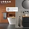 Tiger Urban Double Swivel Towel Rail - Black Profile Large Image