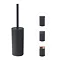 Tiger Urban Freestanding Toilet Brush & Holder - Black Profile Large Image