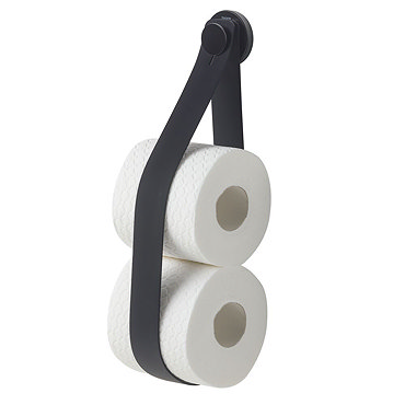 Tiger Urban Spare Toilet Roll Holder - Black  Profile Large Image
