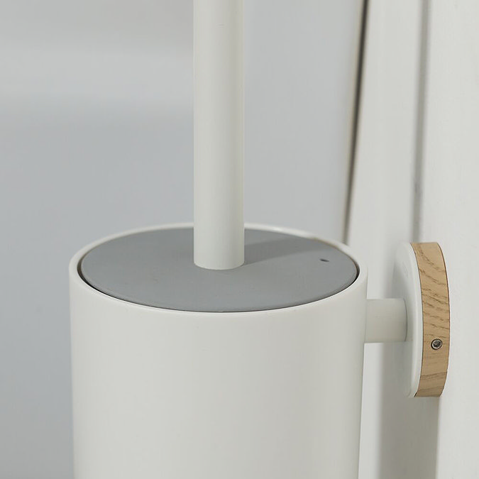 Tiger Urban Toilet Brush & Holder - White Standard Large Image
