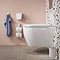 Tiger Urban Toilet Brush & Holder - White Newest Large Image