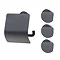 Tiger Urban Toilet Roll Holder with Cover - Black Feature Large Image