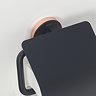 Tiger Urban Toilet Roll Holder with Cover - Black  In Bathroom Large Image