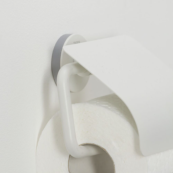 Tiger Urban Toilet Roll Holder with Cover - White  additional Large Image