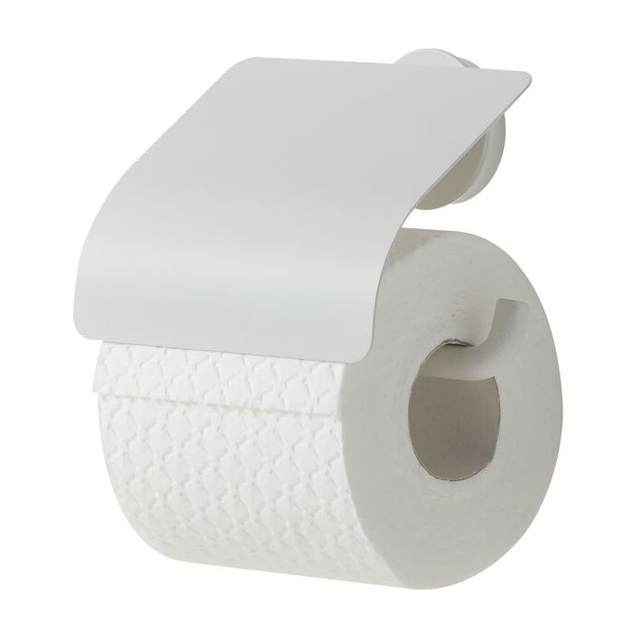 Tiger Urban Toilet Roll Holder with Cover - White Large Image