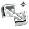 Tile Rite 10mm Polished Silver Tile Trim Corners (Pair)