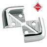 Tile Rite 12mm Polished Silver Tile Trim Corners (Pair)