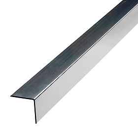 Tile Rite 20mm Chrome Corner Guard Tile Trim Large Image