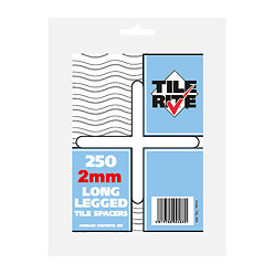 Tile Rite 2mm Long Leg Tile Spacers (Pack of 250) Large Image