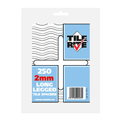 Tile Rite 2mm Long Leg Tile Spacers (Pack of 250) Large Image
