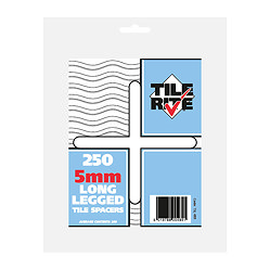 Tile Rite 5mm Long Leg Tile Spacers (Pack of 250) Large Image