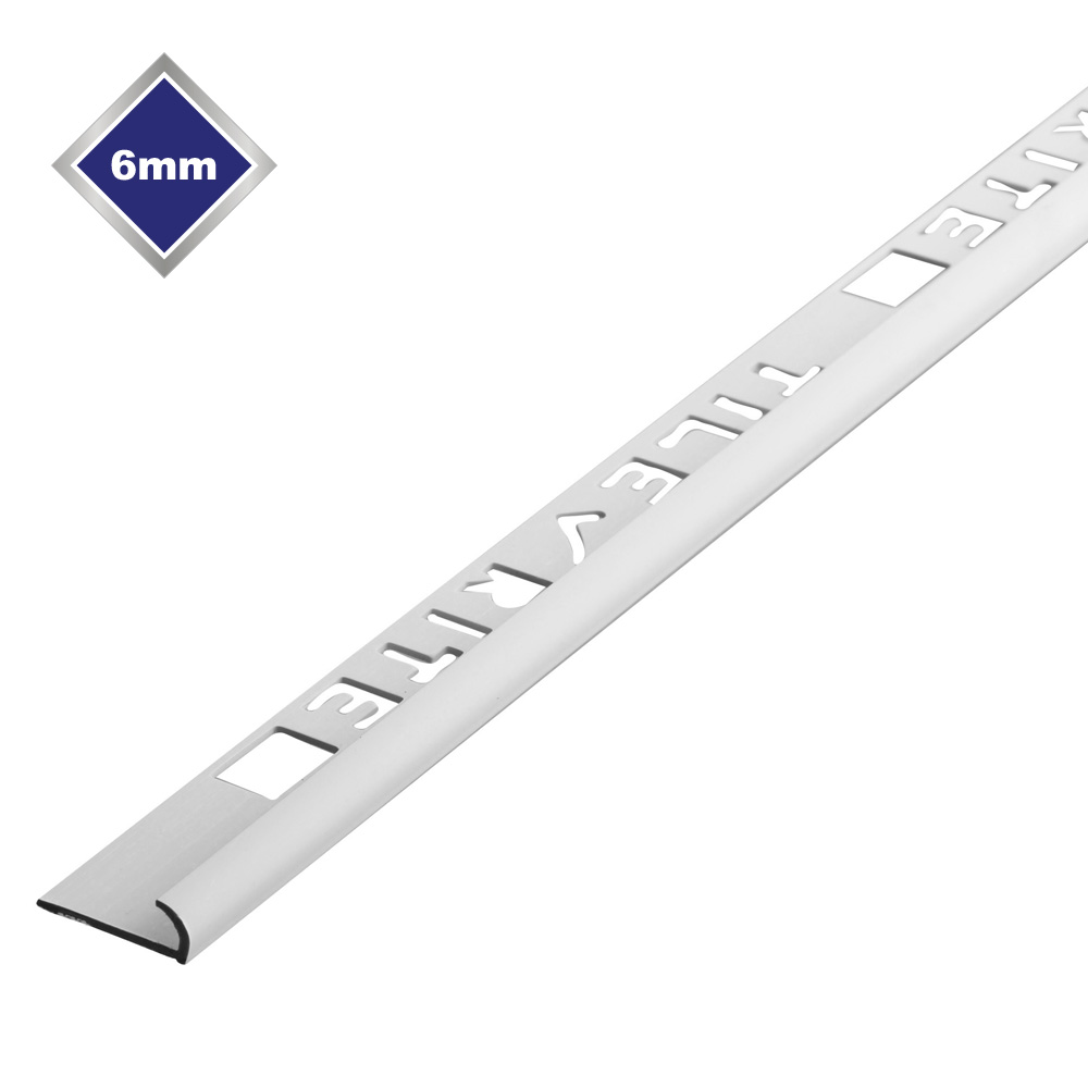 Tile Rite 6mm Trade White Tile Trim