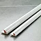 Tile Rite 6mm White High Gloss Round Tile Trim Large Image