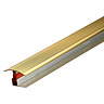 Tile Rite 900mm Tile to Tile Doorway Strip - Gold  Profile Large Image