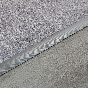 Tile Rite 910mm Carpet to Tile Threshold Strip - Black Nickel  Profile Large Image