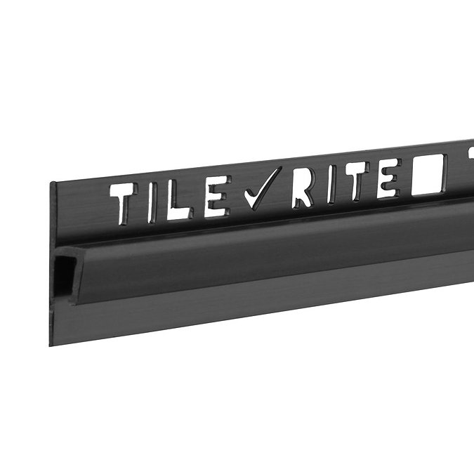 Tile Rite Vinyl to Tile Capping - Black  Profile Large Image