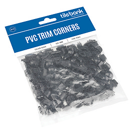 Tilebank 10mm Black PVC Tile Trim Corners
