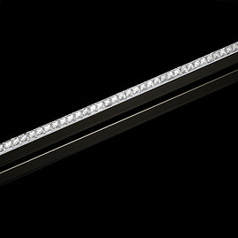 Tilebank Listello 8x10mm Square Diamond Silver Metal Tile Trim - 2.44mm