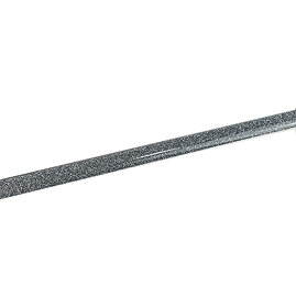 Tilebank Listello 10mm Square Silver Glitter Metal Tile Trim