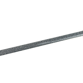 Tilebank Listello 10mm Square Silver Glitter Metal Tile Trim