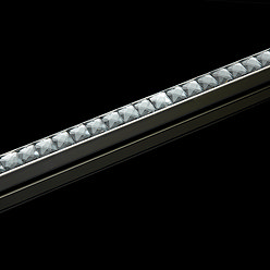 Tilebank Listello 12x10mm Square Diamond Black Tile Trim - 2.44m Length