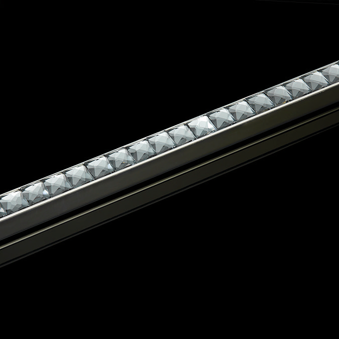 Tilebank Listello 12x10mm Square Diamond Black Tile Trim - 2.44m Length