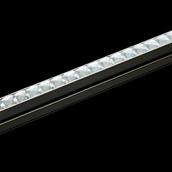 Tilebank Listello 12x10mm Square Diamond Silver Tile Trim - 2.44m Length