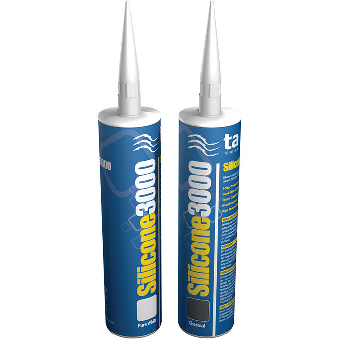 Tilemaster Adhesives - Silicone 3000 Anti Mould Silicone Sealant - Various Colours Large Image