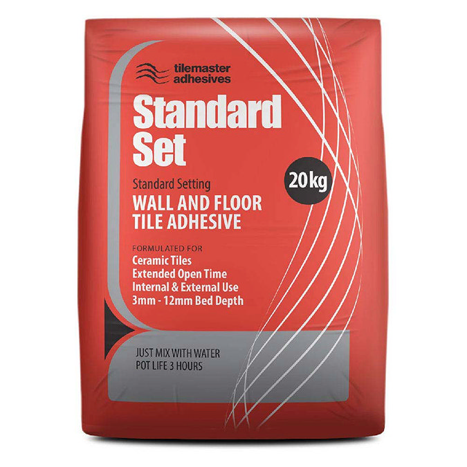 Tilemaster Adhesives Standard Set Floor & Wall Tile Adhesive - White